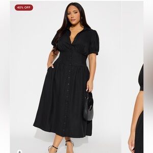 Airflow Maxi Dress - Black